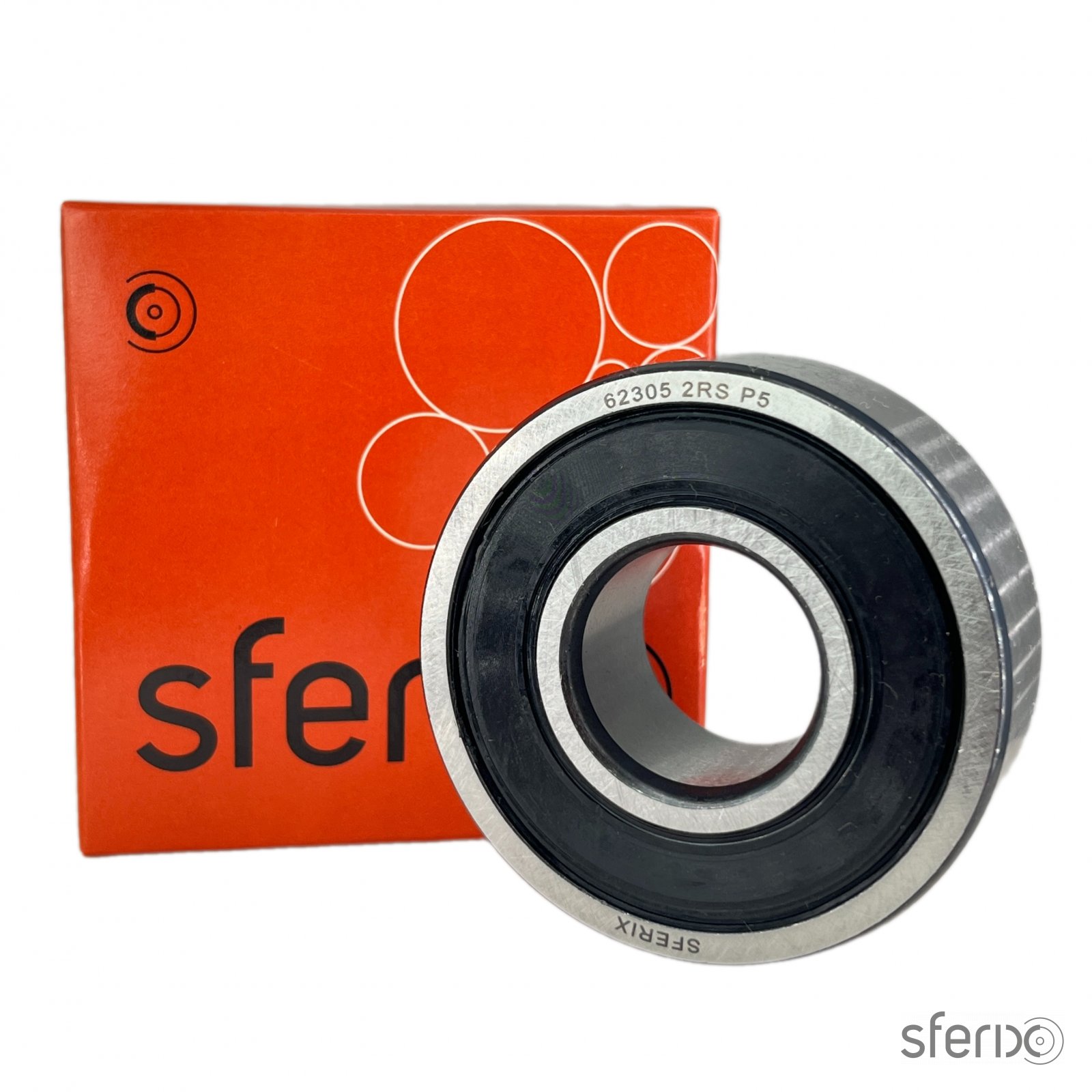 Радиально-упорный однорядный подшипник 62305 2RS P5 SFERIX - Сферикс - фото -  1
